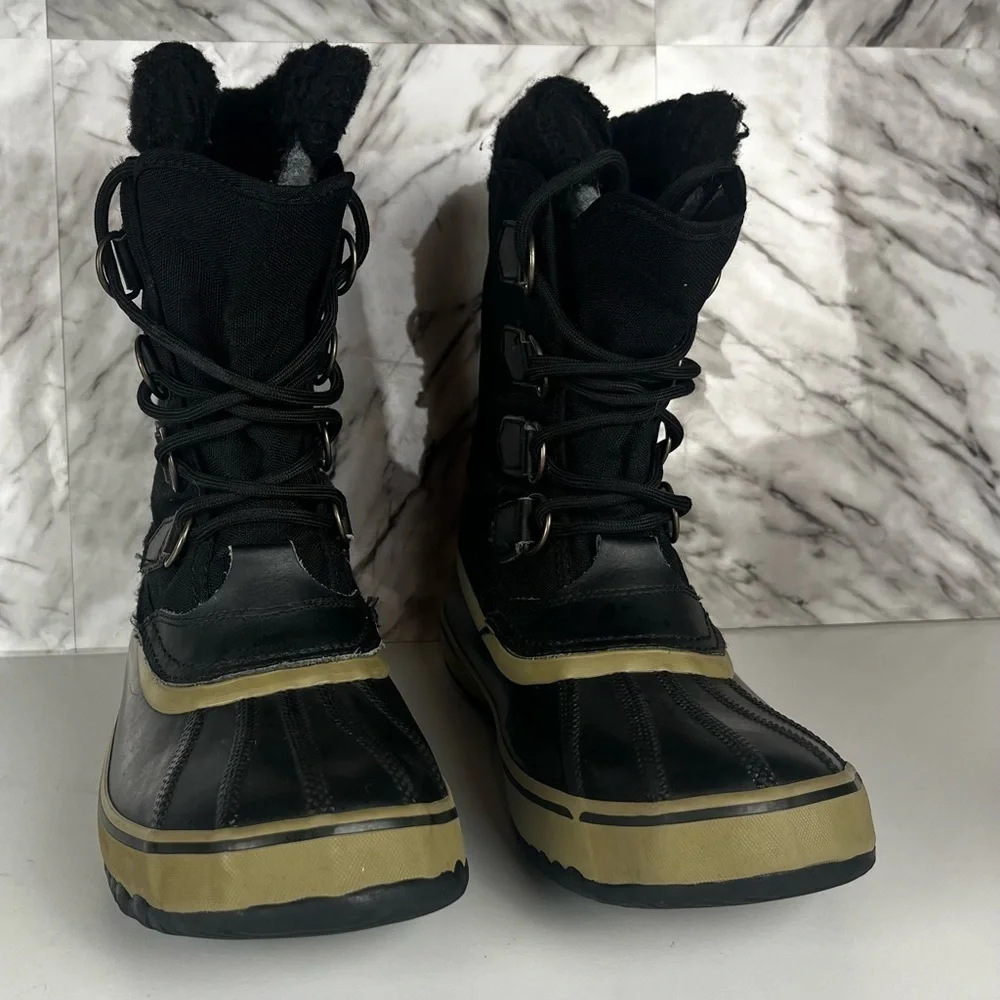 Sorel lace up winter waterproof snow boots. Men’s size 7 women’s size 9 - Picture 5 of 7
